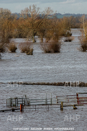 Flooding in Somerset, UK