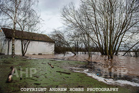 Flooding in Somerset, UK