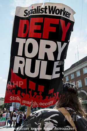 Anti-austerity protester Exeter 005