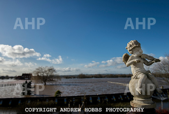 Flooding in Somerset, UK