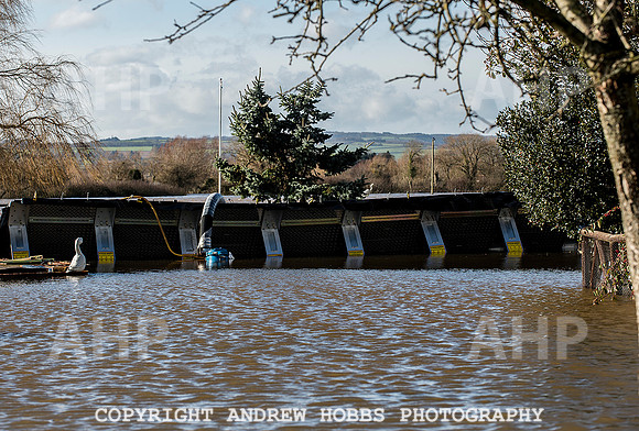 Flooding in Somerset, UK