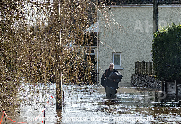 Flooding in Somerset, UK