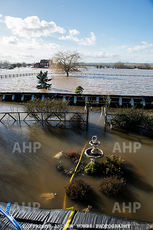 Flooding in Somerset, UK