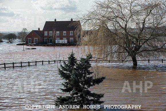 Flooding in Somerset, UK