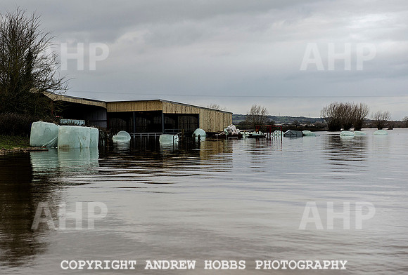 Flooding in Somerset, UK