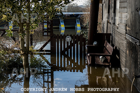 Flooding in Somerset, UK