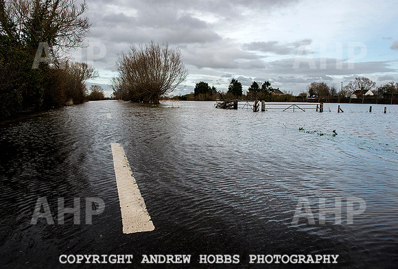 Flooding in Somerset, UK