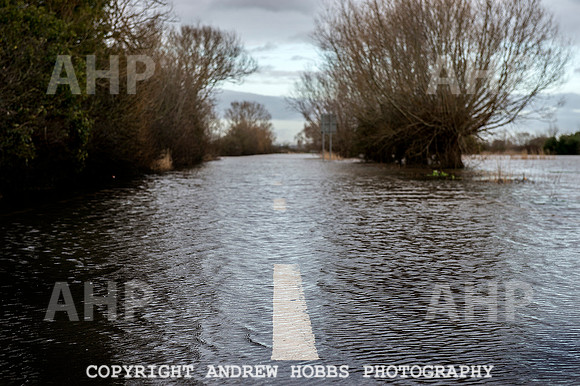 Flooding in Somerset, UK