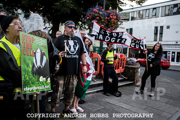 Minehead Badger Cull Protest_8691