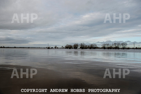 Flooding in Somerset, UK