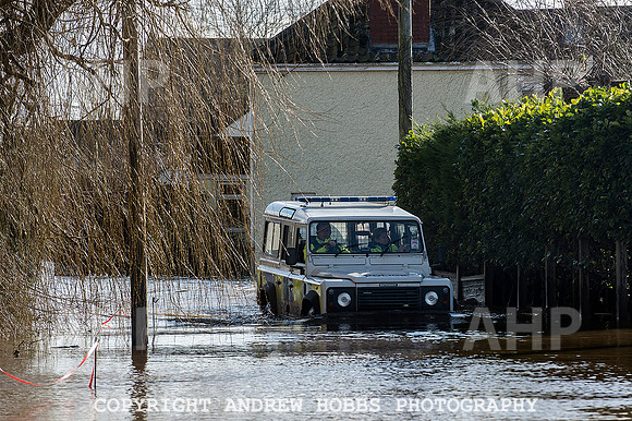 Flooding in Somerset, UK