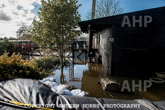 Flooding in Somerset, UK