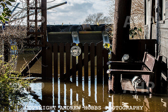 Flooding in Somerset, UK