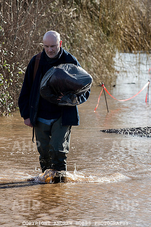 Flooding in Somerset, UK