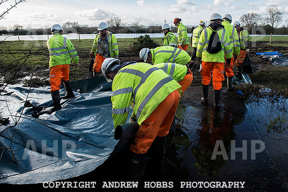 Flooding in Somerset, UK