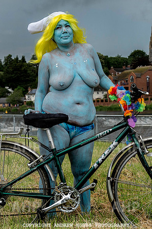 Exeter World Naked Bike Ride 004