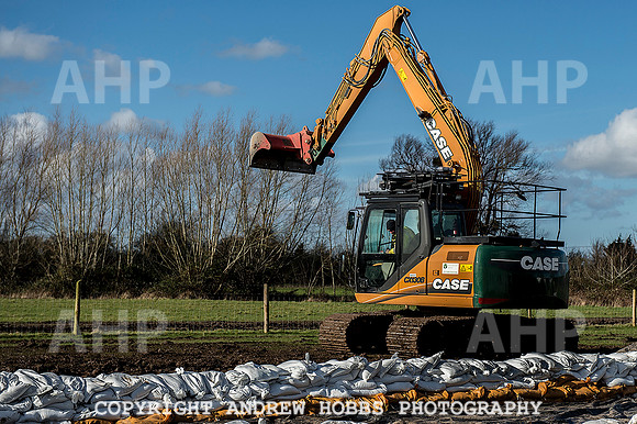 Flooding in Somerset, UK
