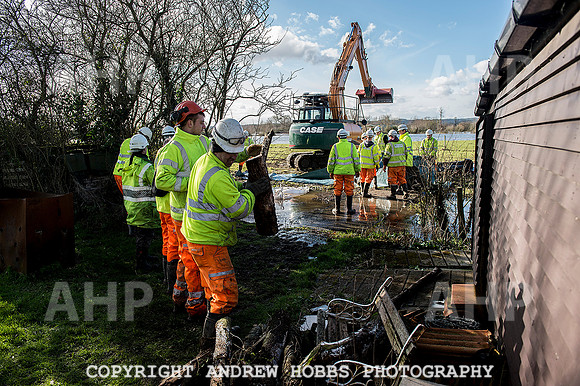 Flooding in Somerset, UK