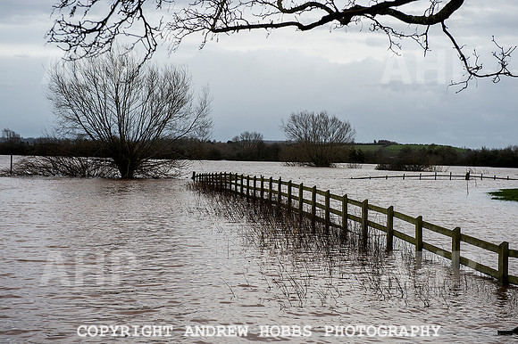 Flooding in Somerset, UK