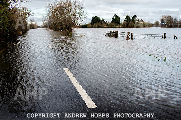 Flooding in Somerset, UK